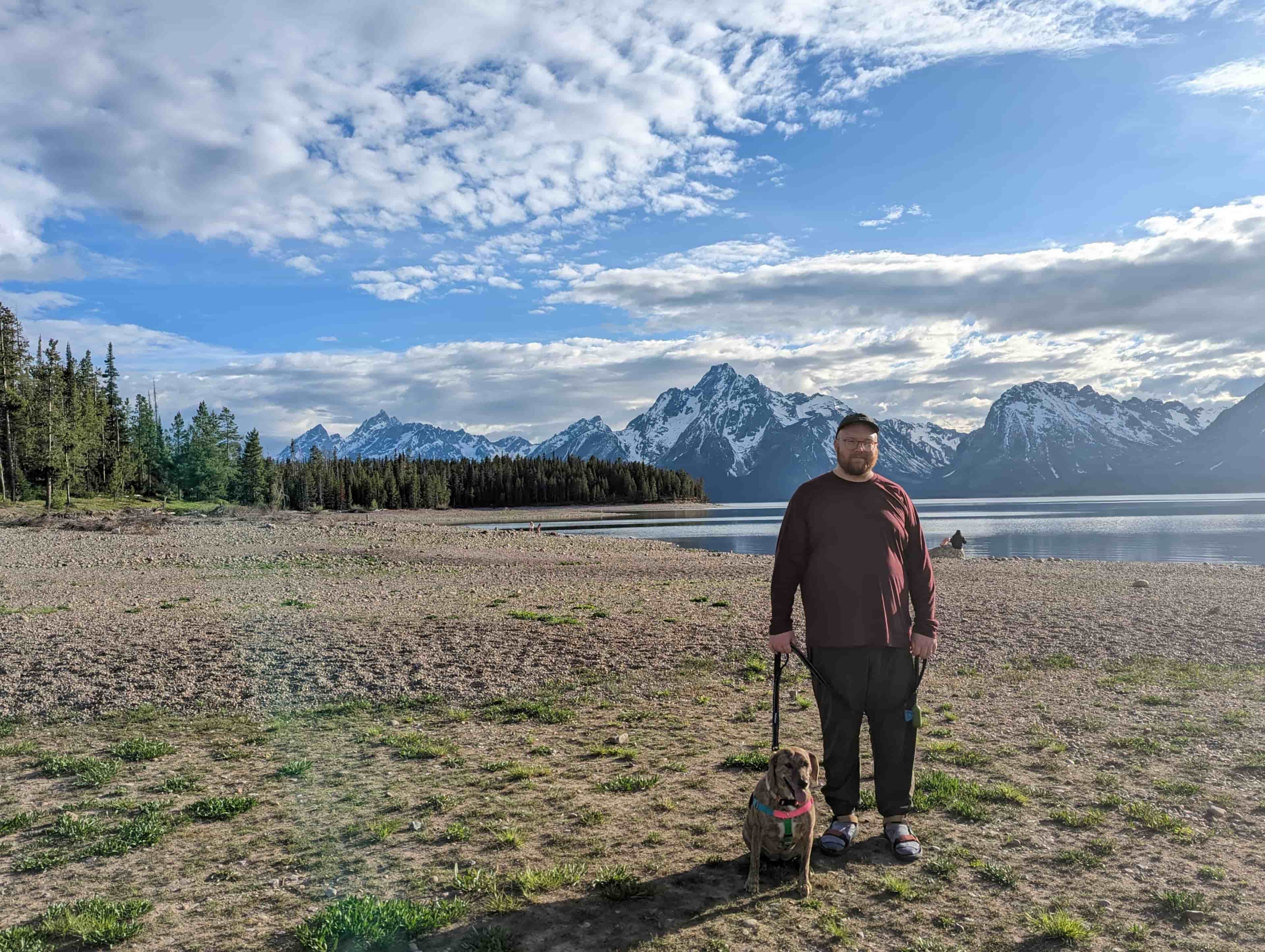 matt and junie and tetons