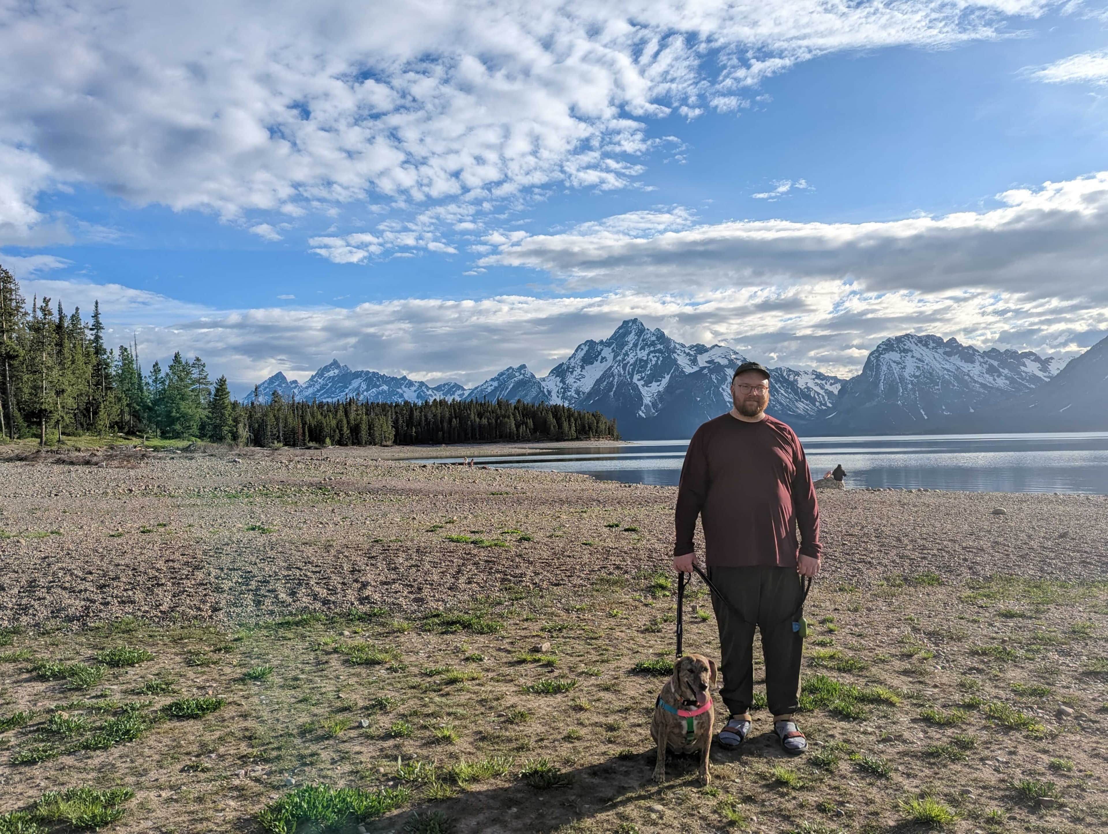 matt and junie and tetons